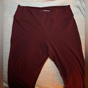 Wild Fable Maroon Flare Leggings